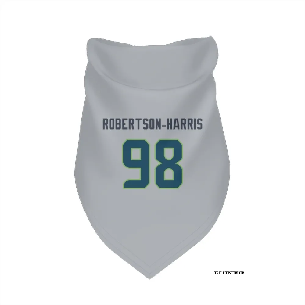 Seattle Seahawks Roy Robertson-Harris Gray Pet Bandana for Dog & Cat