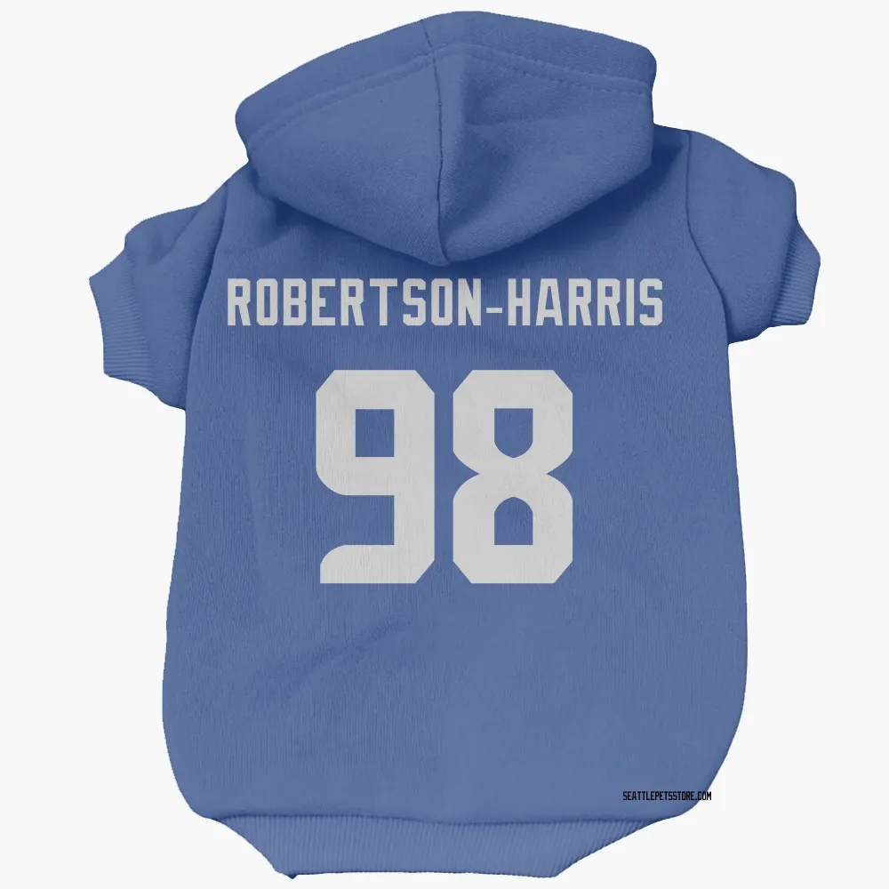 Seattle Seahawks Roy Robertson-Harris Royal Pet Hoodie for Dog & Cat