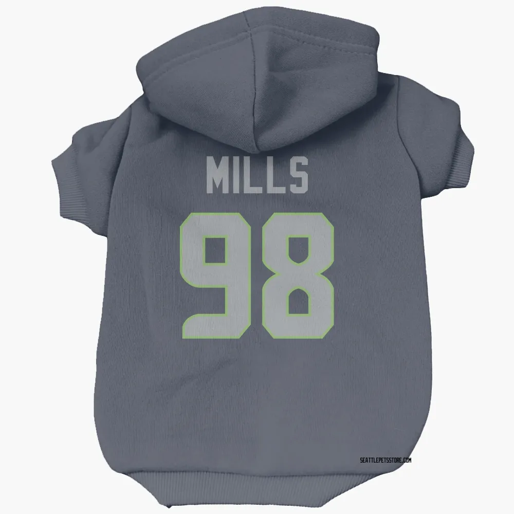 Seattle Seahawks Rylie Mills Navy Pet Hoodie for Dog & Cat