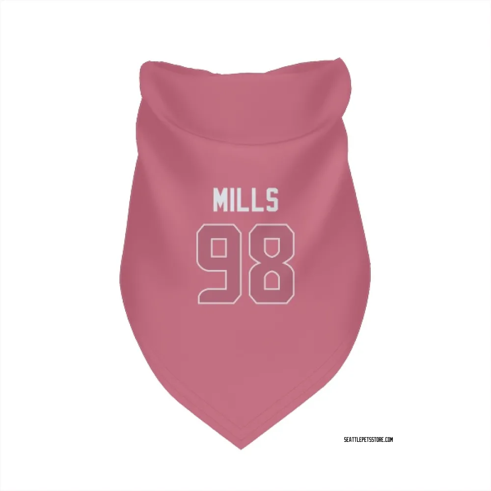 Seattle Seahawks Rylie Mills Pink Pet Bandana for Dog & Cat