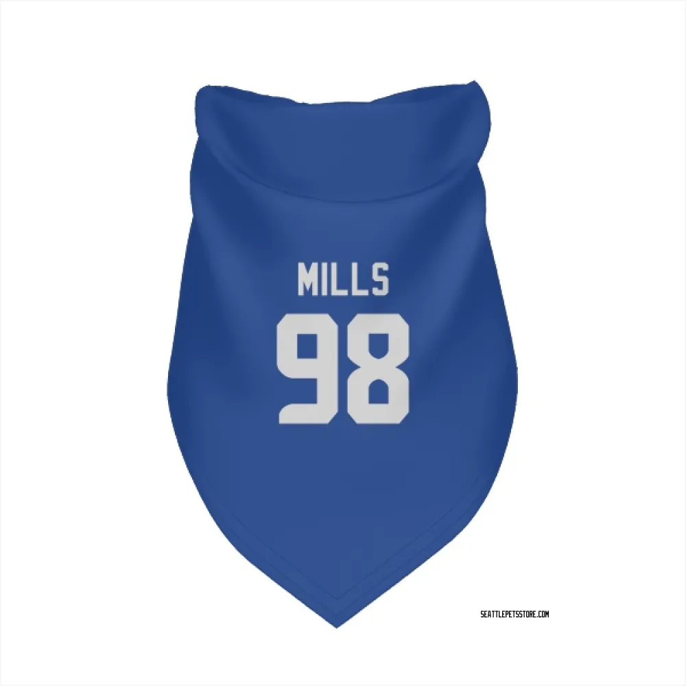 Seattle Seahawks Rylie Mills Royal Pet Bandana for Dog & Cat