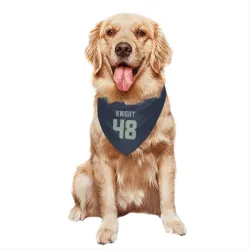 Seattle Seahawks Tyrice Knight Navy Pet Bandana for Dog & Cat