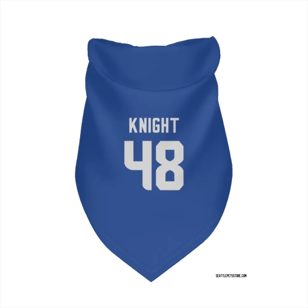 Seattle Seahawks Tyrice Knight Royal Pet Bandana for Dog & Cat